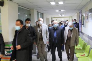 بازدید معاون تحقیقات و فناوری وزارت بهداشت،درمان و آموزش پزشکی از  بیمارستان کوثر و درمانگاه بندرکیاشهر