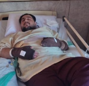 جوان آستانه ای ، با مهار کپسول درحال انفجار ،جان تعداد زیادی از بیماران را نجات داد..