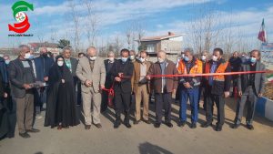 افتتاج آسفالت یک جاده روستایی در بخش مرکزی آستانه اشرفیه