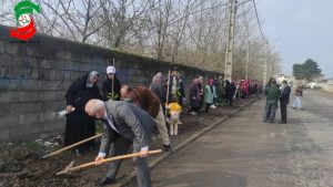 پویش درخت کاری بانوان ورزش کار بندرکیاشهر