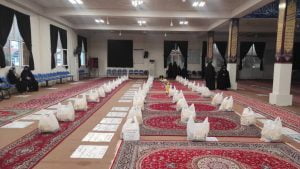 توزیع بسته های معیشتی در روز مبعث حضرت رسول اکرم (ص) در آستانه اشرفیه