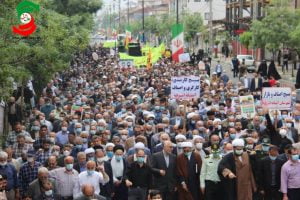 جلوه های از حضور مردم شهرهای آستانه اشرفیه و بندر کیاشهر در روز قدس  از دریچه دوربین « جلال شرق » فیلم و عکس