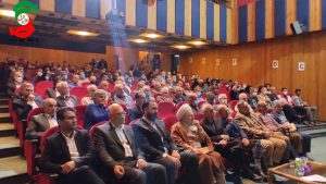 آئین بزرگداشت از امان الله عطایی استاد خوشنویسی کشور در آستانه اشرفیه برگزارشد + عکس و فیلم