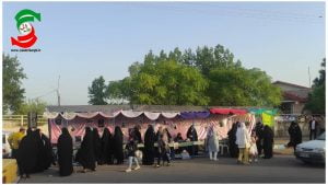 نمایشگاه فرهنگی _هنری دختران حاج قاسم در بندر کیاشهر برگزارشد