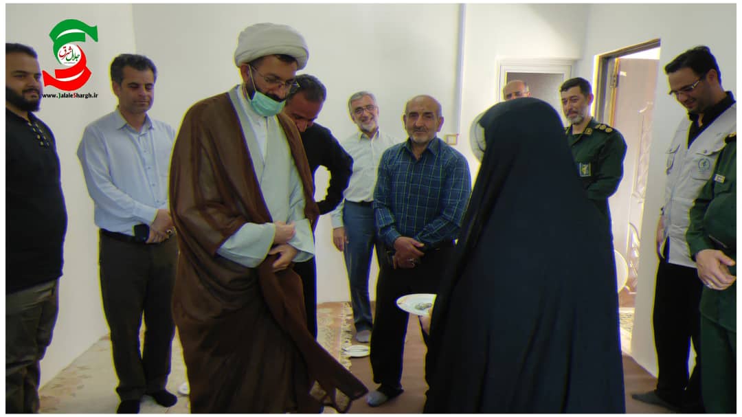 افتتاح و تحویل  یک واحدمسکن محرومین به همت گروه جهادی انجمن راویان شهدای شهرستان آستانه اشرفیه