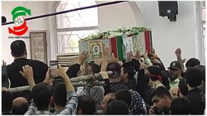 گزارش تصویری از آئین به خاک سپاری ستوان سوم شهید مهدی کامور در آستانه اشرفیه