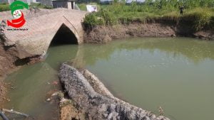 دستور قاطع دادستانی شهرستان آستانه اشرفیه   درباره  پیگیری علل تخریب  دیواره پل خشتی کوچک نیاکو