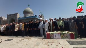 آئین به خاک سپاری ستوان سوم شهید مهدی کامور در آستانه اشرفیه برگزارشد + عکس و فیلم