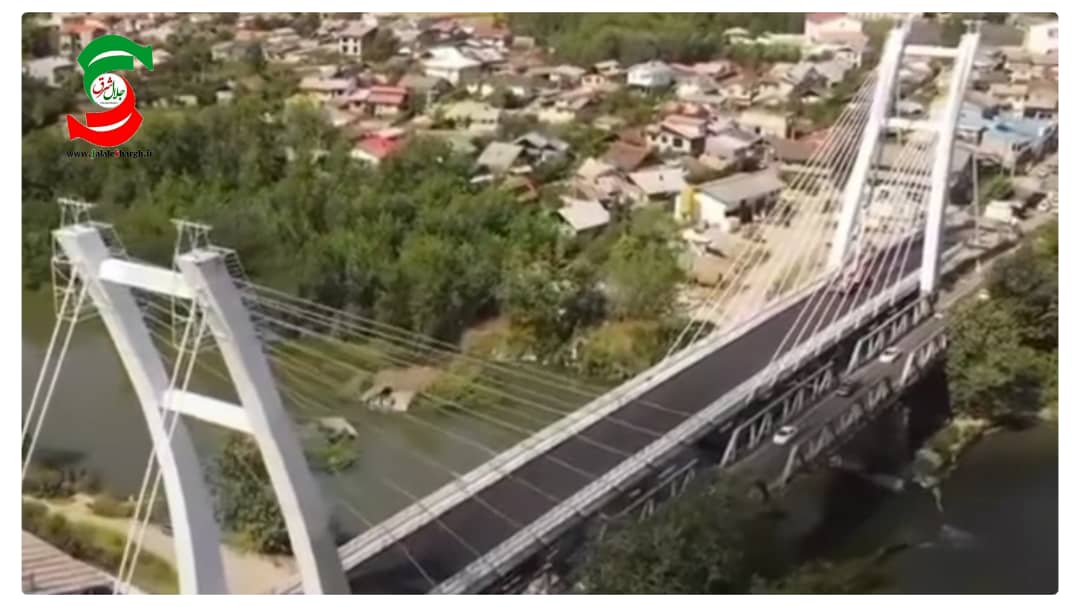شمارش معکوس تا افتتاح پروژه ۱۳ ساله پل کابلی آستانه اشرفیه