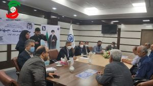 نهمین میز جهادی  استانی اداره کل تامین اجتماعی گیلان   در آستانه اشرفیه برگزارشد