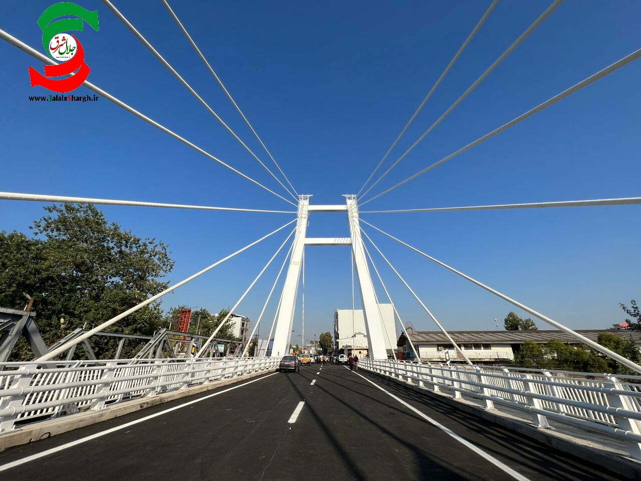 نخستین پل کابلی شمال کشور در  آستانه اشرفیه افتتاح شد