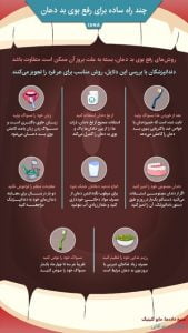اینفوگرافیک / چند راه ساده برای رفع بوی بد دهان