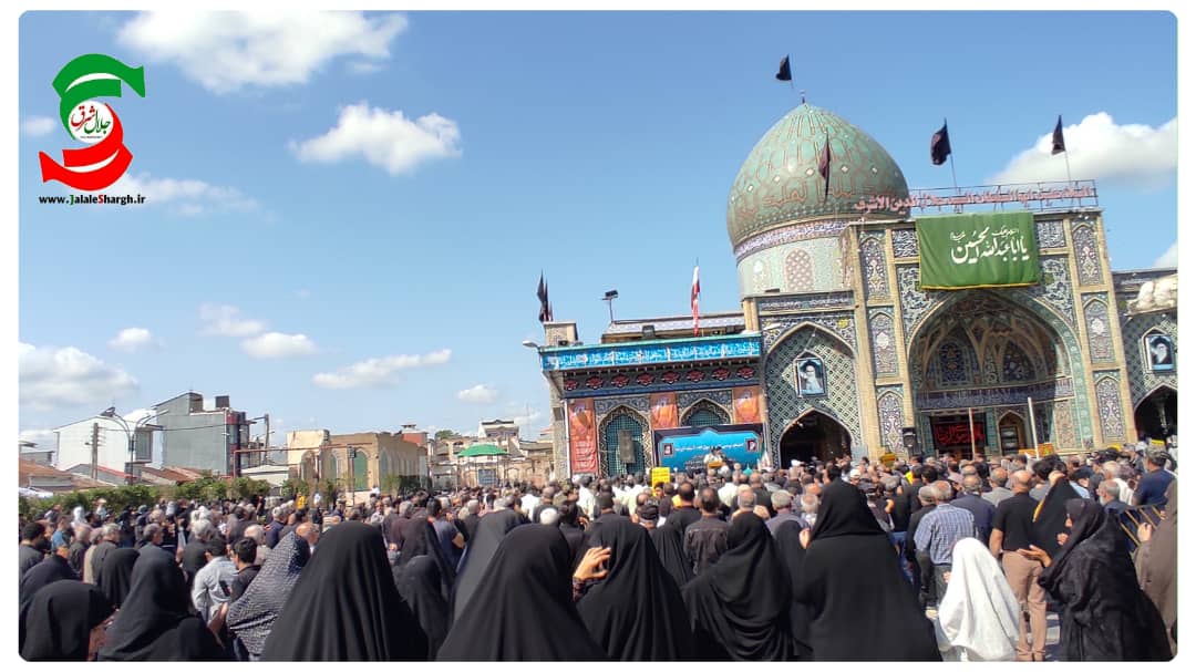 اجتماع عزاداری رضویون در حرم مطهر سلطان سید جلال الدین اشرف برگزارشد+فیلم و  تصاویر