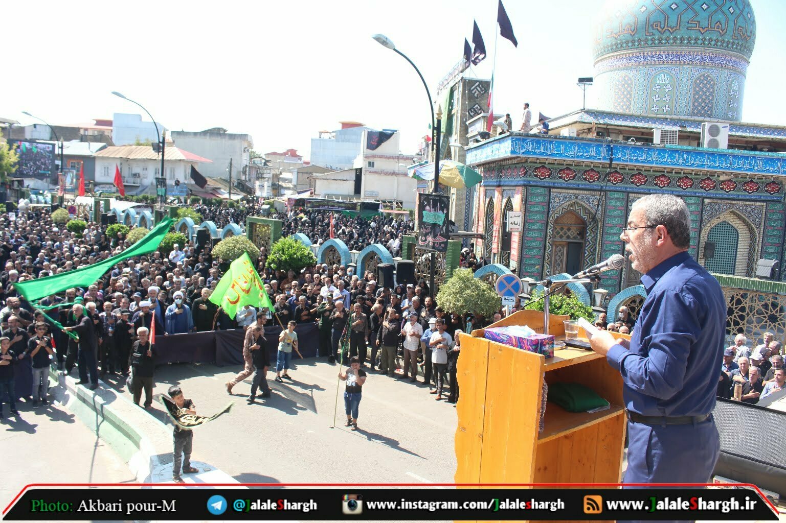 گزارش ویدئویی و عکس از شور و عشق عزاداری در اربعین حسینی شهرستان آستانه اشرفیه ۱