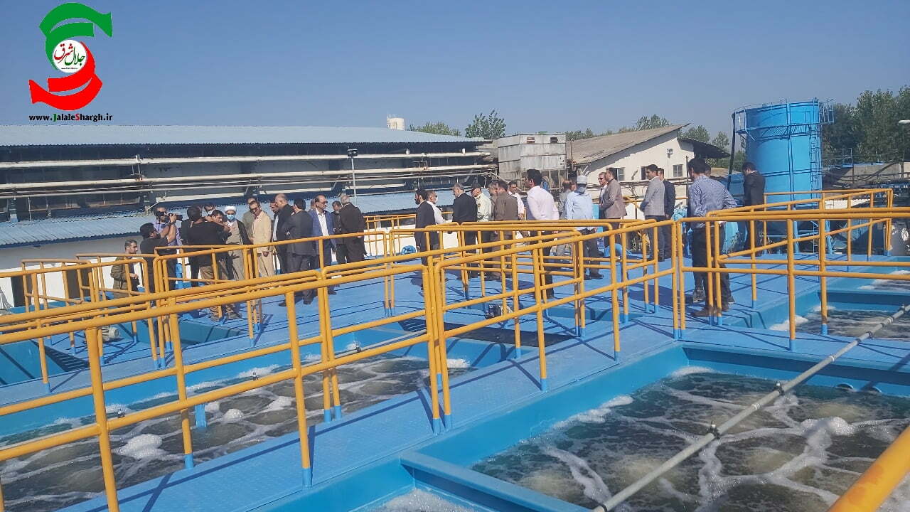 تصفیه خانه  ۷۵۰ متر مکعبی فاضلاب صنعتی  کشتارگاه مرغ کیسم با اعتبار ۱۸ میلیارد تومان به بهره برداری رسید+ ویدئو و عکس