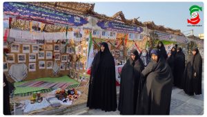 برپایی نمایشگاه اسوه در صحن حرم مطهر سلطان سید جلال الدین اشرف علیه‌السلام آستانه اشرفیه