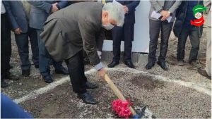 کلنگ  ساخت پروژه ۳۰۰واحدی نهضت ملی مسکن آستانه اشرفیه بر زمین زده شد