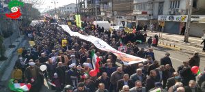 گزارش تصویری از حضور مردم آستانه اشرفیه در راه پیمایی ۲۲ بهمن + عکس و فیلم