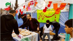 برپایی ایستگاه های صلواتی در آستانه اشرفیه و بندرکیاشهر به مناسبت ولادت با سعادت حضرت ولی عصر (عج)