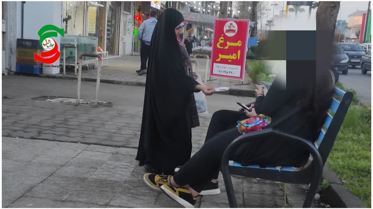 پیاده روی خودجوش بانوان شهرستان آستانه‌اشرفیه در حمایت از حجاب و عفاف