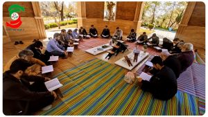 محفل انس با قرآن  در جوار حرم مطهر شهدای گمنام شهرستان آستانه اشرفیه برگزارشد