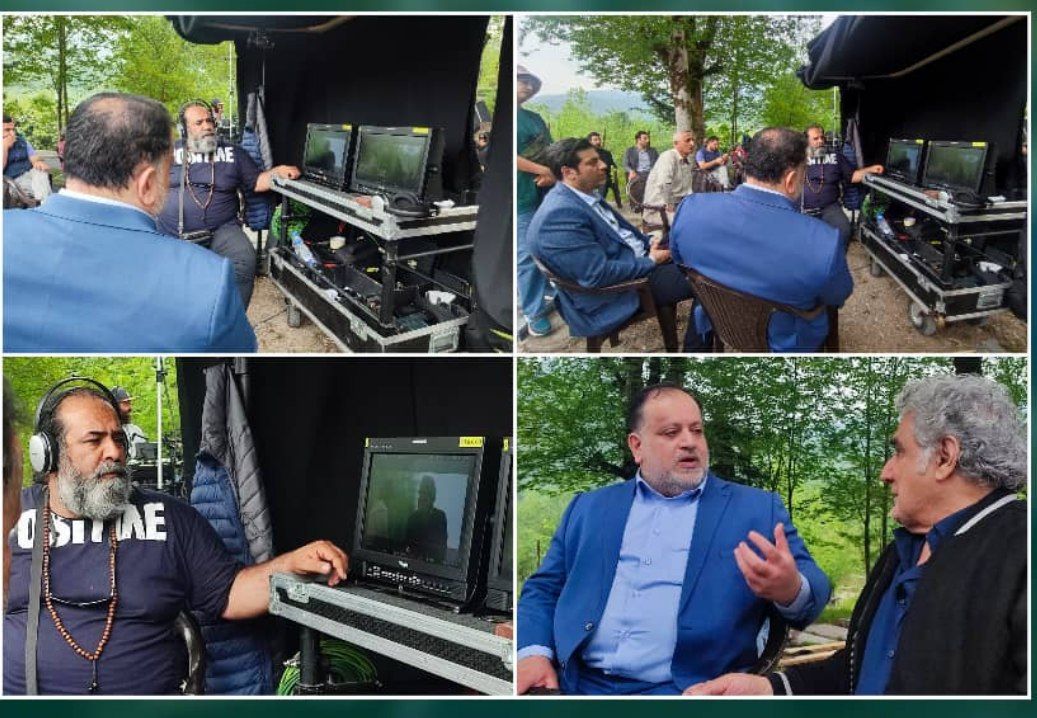 بازدید فرماندار و شهردار لاهیجان از مراحل فیلم برداری سریال ستاره سینما