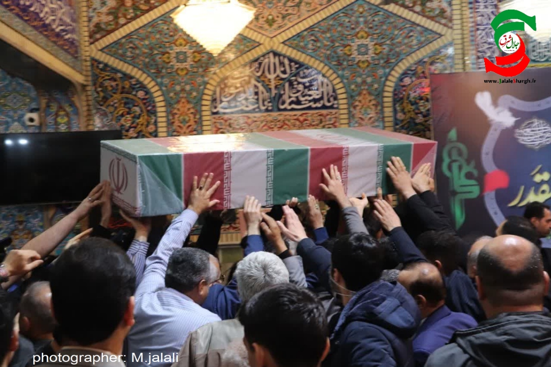 گزارش تصویری از تشییع یک شهید گمنام همراه با عزاداری لیله القدردر آستانه اشرفیه