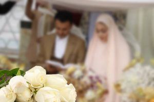 آئین عقد کنان دو زوج رسانه ای در جوار گلزارشهدای آستانه اشرفیه