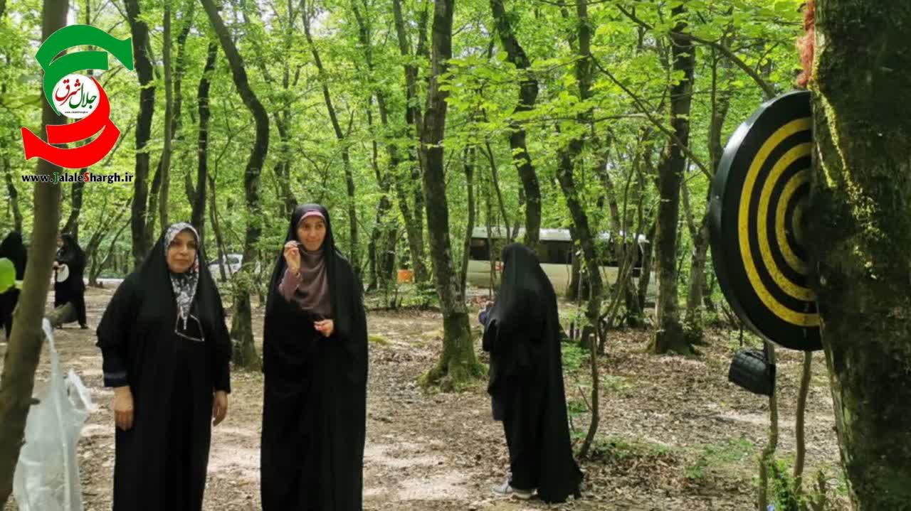 قهرمانی  در «دارت» و رتبه دوم «پیاده روی تند» بانوان خبرنگار بسیج رسانه گیلان