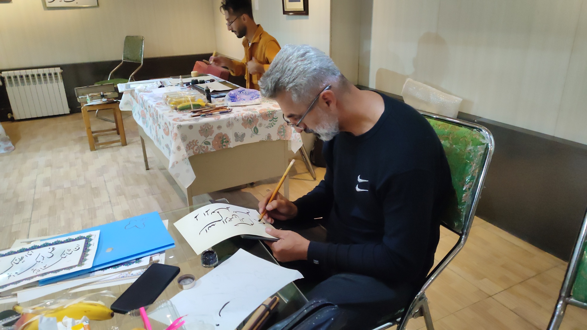 «مشق آیه ها»  در نگارخانه هنر اداره فرهنگ و ارشاد اسلامی آستانه اشرفیه برگزار شد+عکس و فیلم