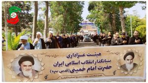 گزارش تصویری از عزاداری سوگواراران امام خمینی در آستانه اشرفیه+ فیلم