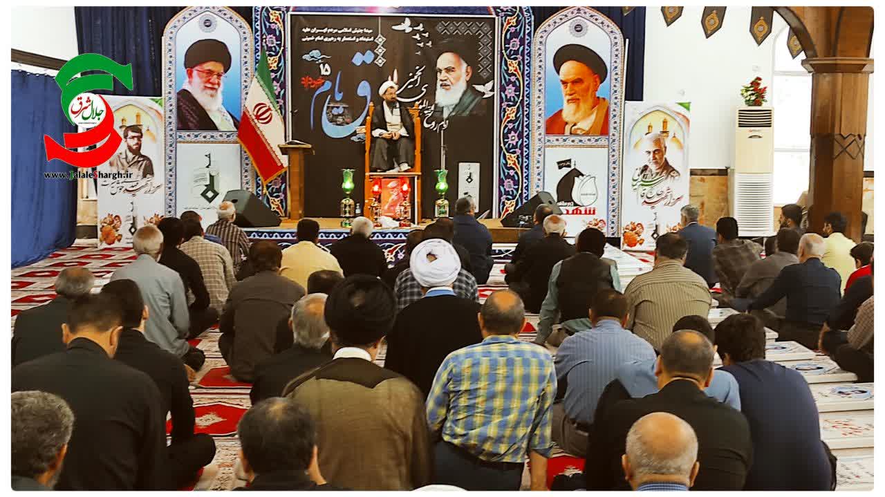 برگزاری  گرامی داشت ارتحال امام خمینی (ره)  در حرم مطهر شهدا آستانه اشرفیه