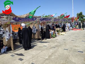 نمایشگاه اسوه در گلزار شهدای آستانه اشرفیه دایر شد + عکس و فیلم