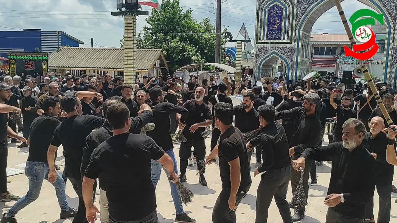 گزارش فیلم و عکس از تاسوعای حسینی در شهر های آستانه اشرفیه و بندر کیاشهر