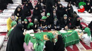 همایش سه ساله‌های حسینی در حرم  مطهر شهدای شهرستان آستانه اشرفیه برگزارشد