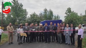 افتتاح پروژه آسفالت راه روستایی نوبیحارمحله و دیوارسازی حاشیه رودخانه روستای محسن آباد بندرکیاشهر