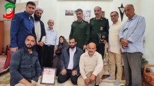 دیدار با ۵ خانواده شهید در پنجمین روز از هفته دفاع مقدس در آستانه اشرفیه + تصاویر