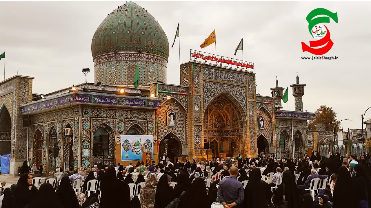 برگزاری جشن میلاد حضرت رسول (ص) و امام جعفر صادق(ع) در آستانه اشرفیه+عکس و فیلم