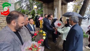 آئین استقبال از  سارا بهمنیار ؛ مدال‌آور آستانه اشرفیه در بازی‌های آسیایی هانگژو به روایت تصویر