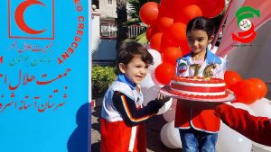 دورهمی صمیمانه داوطلبین جوان هلال احمر شهرستان آستانه اشرفیه برگزارشد