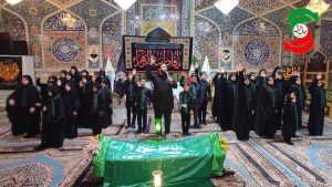 سوگواره یاس نبوی در حرم مطهر سلطان سید جلال‌الدین اشرف آستانه اشرفیه  برگزارشد+عکس