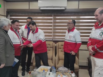 تودیع و معارفه رییس هلال احمر شهرستان آستانه اشرفیه برگزارشد