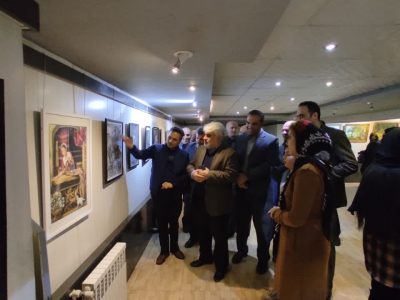 نمایشگاه گروهی آزاد ،هنرهای تجسمی در آستانه اشرفیه افتتاح  شد