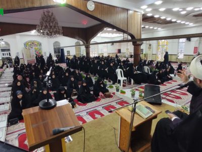 برگزاری مراسم سالروز وفات حضرت خدیجه (س) در آستانه اشرفیه