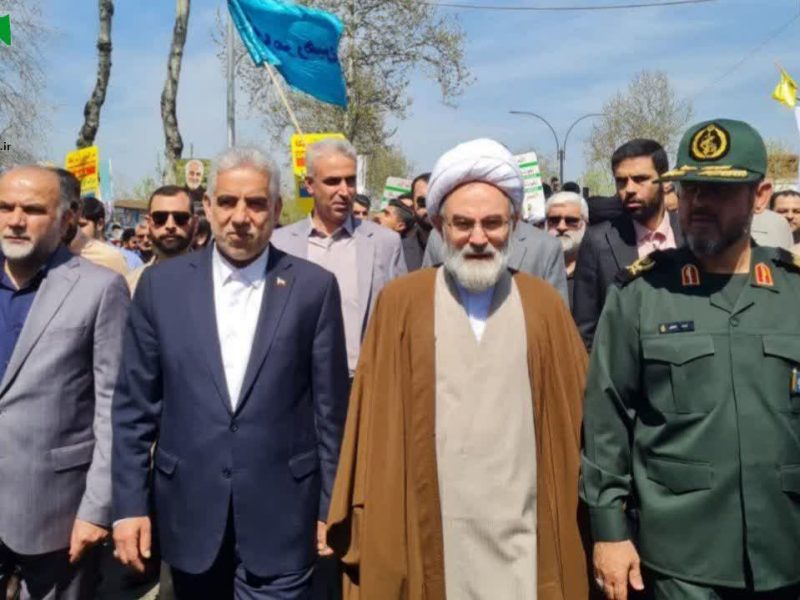 نظم جدید جهانی با محوریت جریان مقاومت و انقلاب اسلامی  درحال شکل گیری +عکس راه پیمایی روز قدس رشت