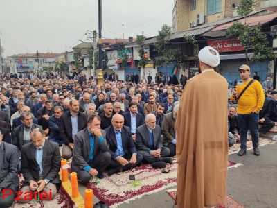 آئین نماز عید فطر آستانه اشرفیه در قاب دوربین « جلال شرق»
