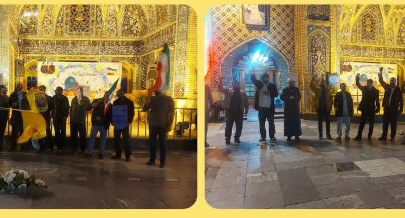 تجمع خودجوش جمعی از مردم در صحن حرم مطهر سلطان سیدجلال الدین اشرف علیهالسلام آستانه اشرفیه برگزارشد+ فیلم و عکس