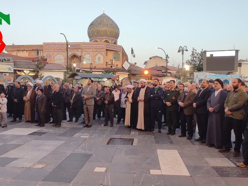 گزارش تصویری از اجتماعی مردم آستانه اشرفیه در حمایت از حملات موشکی به اسرائیل