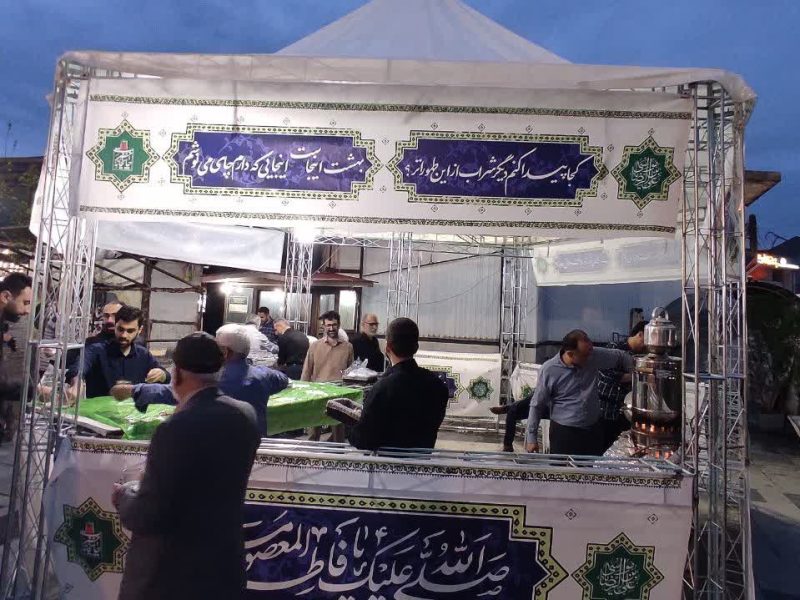 چایخانه حضرت رضا علیه السلام در  حرم سلطان سید جلال‌الدین اشرف آستانه اشرفیه آغاز به کارکرد