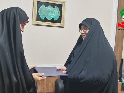 بانوی خبرنگار معلم خبرگزاری بسیج گیلان و دبیر پایگاه خبری جلال شرق تجلیل شد